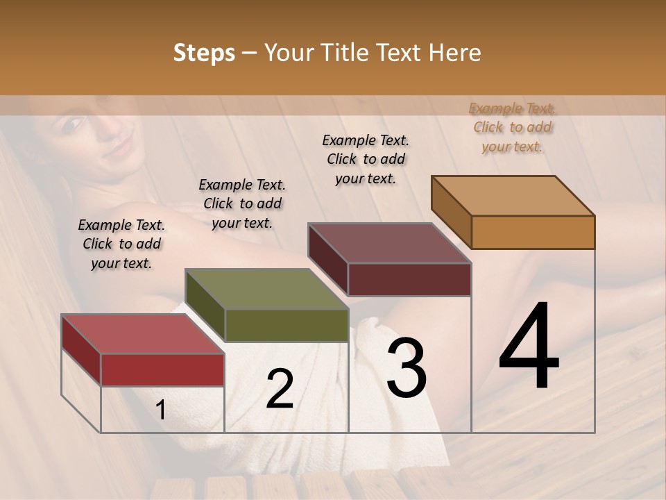 Warm Sauna Pretty PowerPoint Template