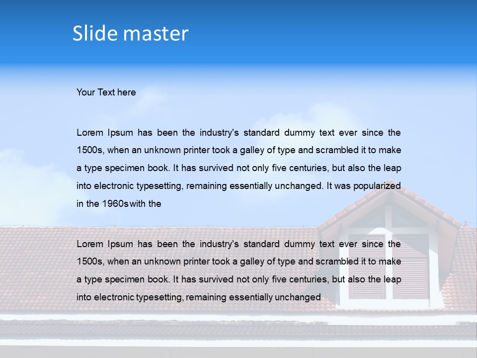 Real Lifestyle Building PowerPoint Template