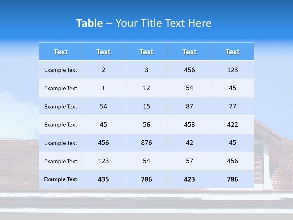 Real Lifestyle Building PowerPoint Template
