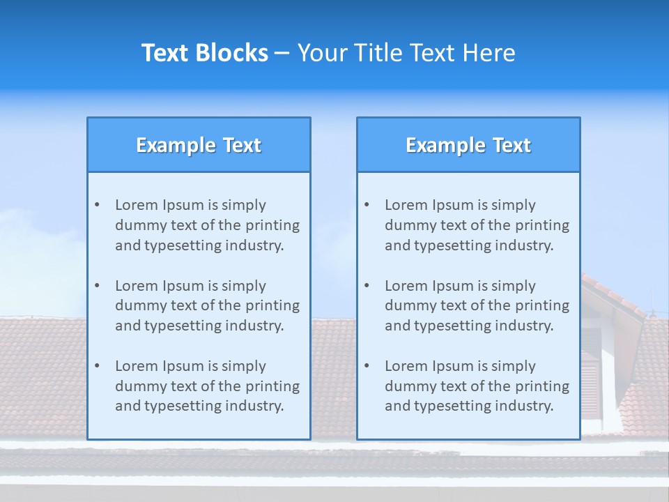 Real Lifestyle Building PowerPoint Template