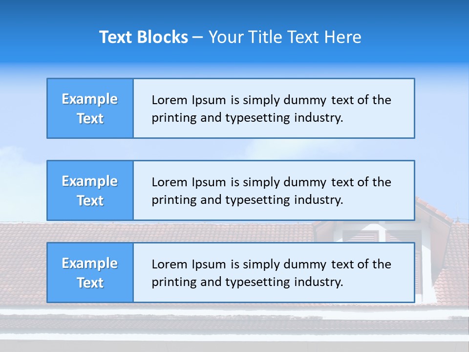 Real Lifestyle Building PowerPoint Template