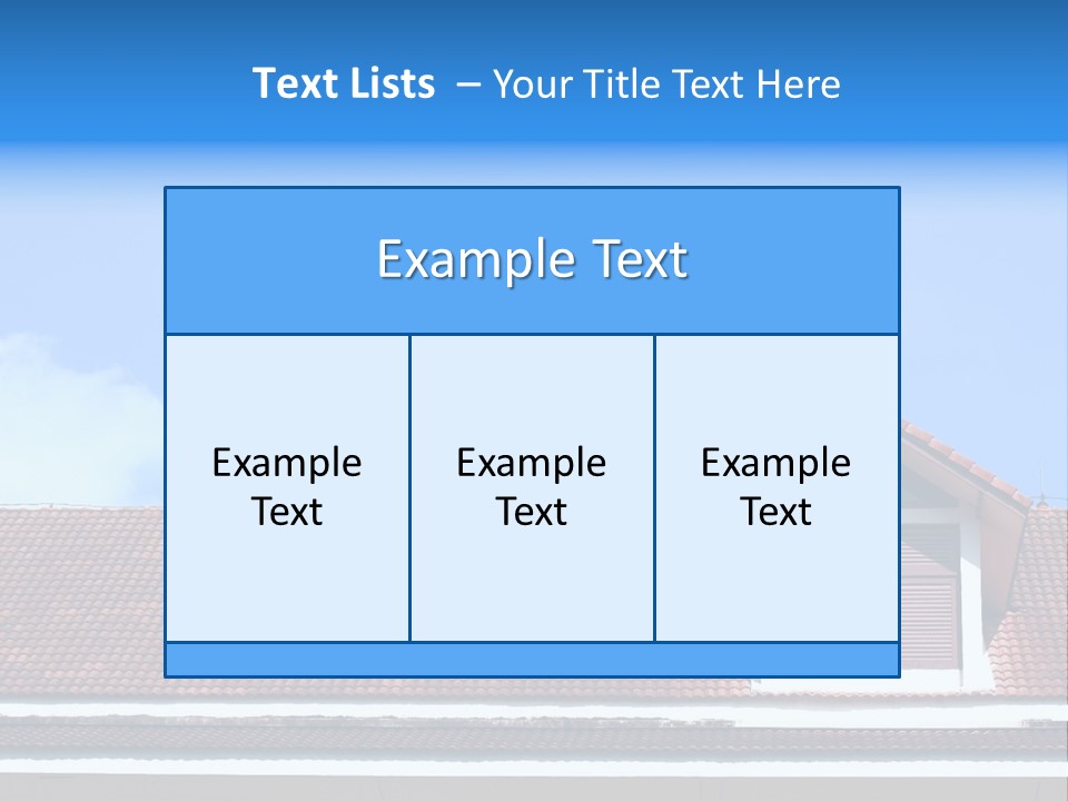 Real Lifestyle Building PowerPoint Template