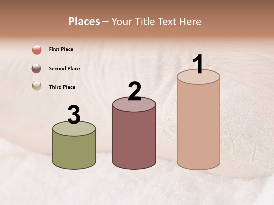 Toe Dry Closeup PowerPoint Template