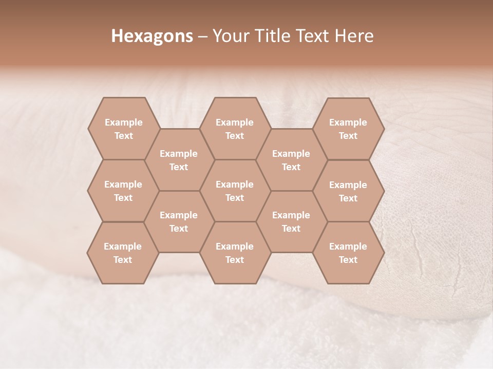 Toe Dry Closeup PowerPoint Template