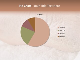 Toe Dry Closeup PowerPoint Template