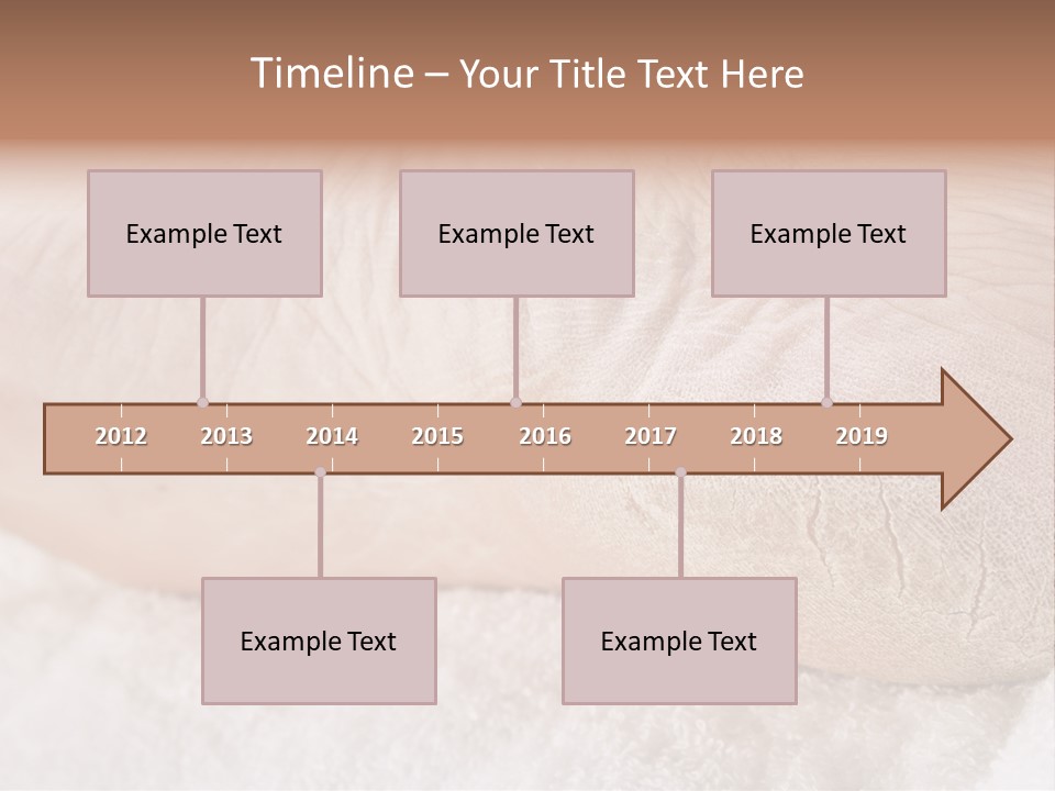 Toe Dry Closeup PowerPoint Template