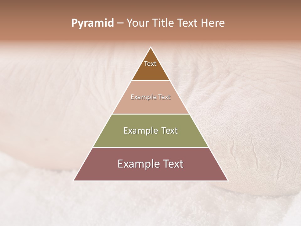 Toe Dry Closeup PowerPoint Template