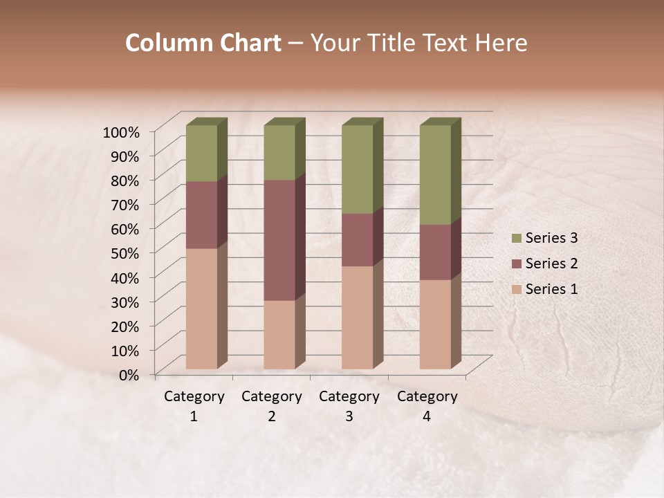 Toe Dry Closeup PowerPoint Template
