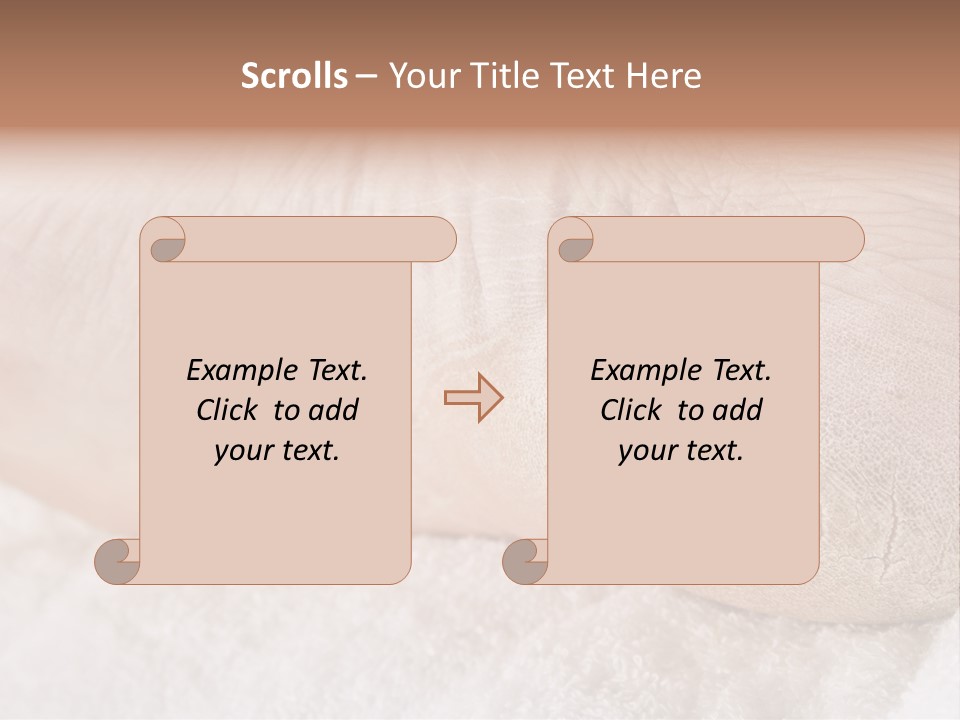 Toe Dry Closeup PowerPoint Template