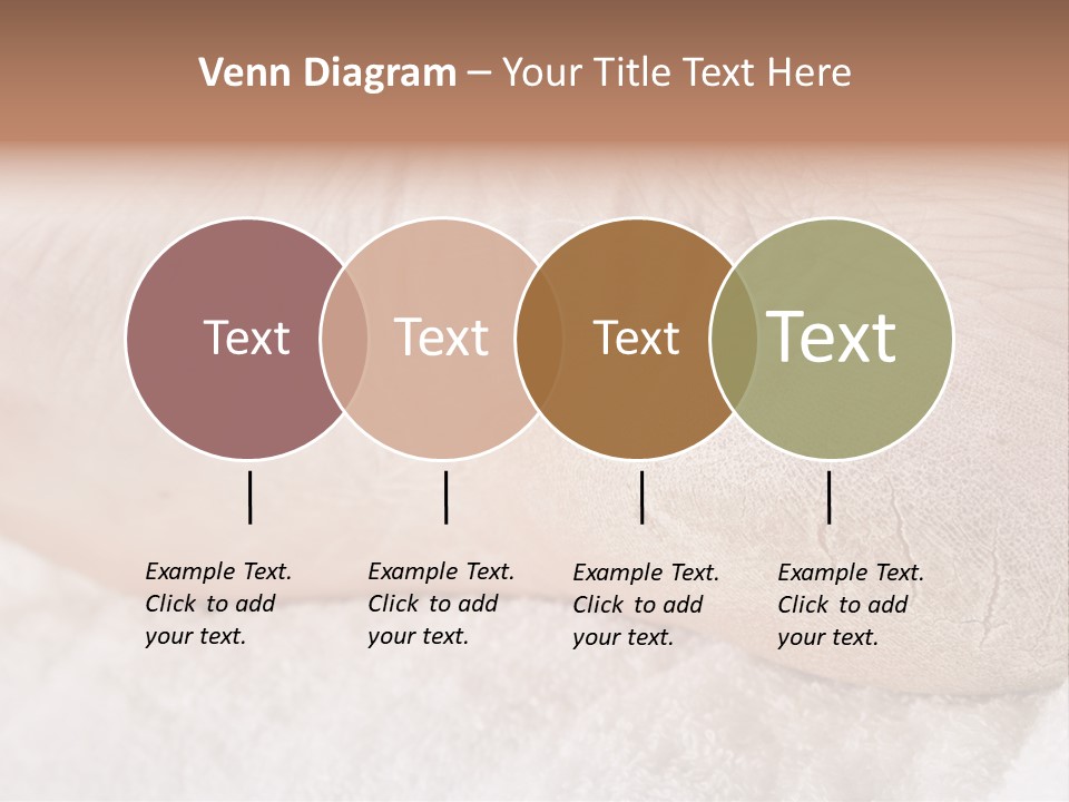 Toe Dry Closeup PowerPoint Template