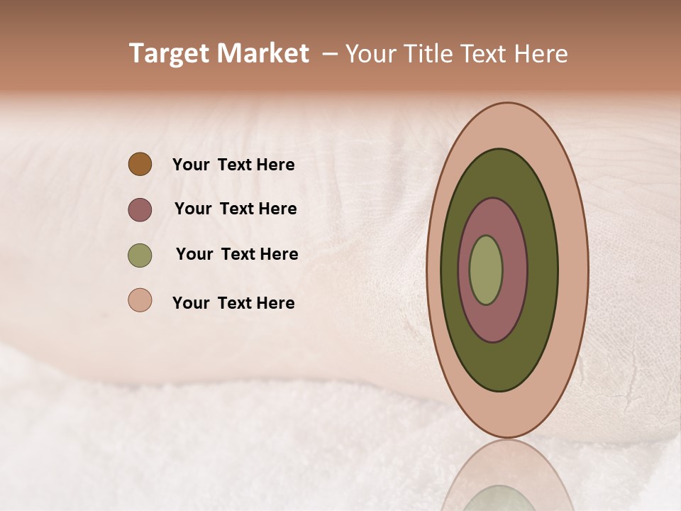 Toe Dry Closeup PowerPoint Template