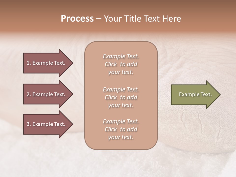 Toe Dry Closeup PowerPoint Template
