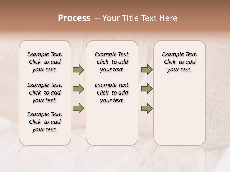 Toe Dry Closeup PowerPoint Template