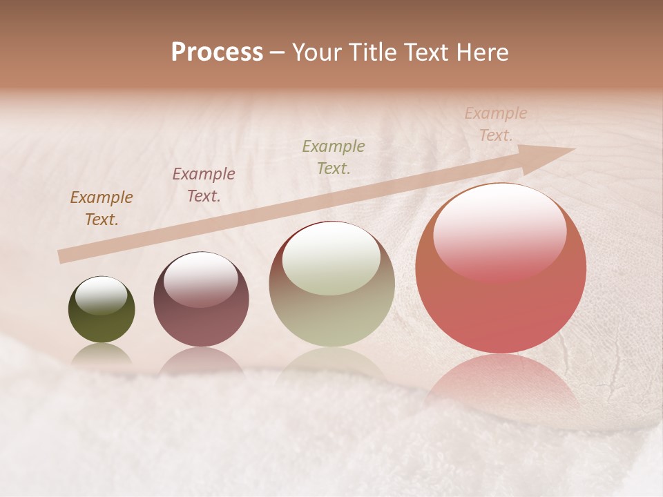 Toe Dry Closeup PowerPoint Template