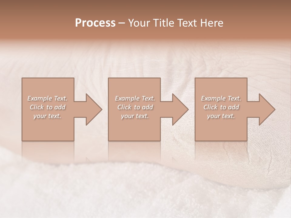 Toe Dry Closeup PowerPoint Template
