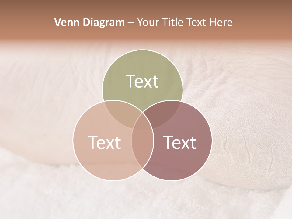 Toe Dry Closeup PowerPoint Template