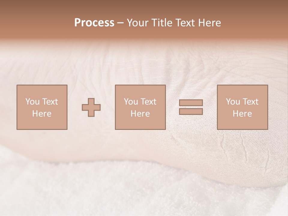 Toe Dry Closeup PowerPoint Template