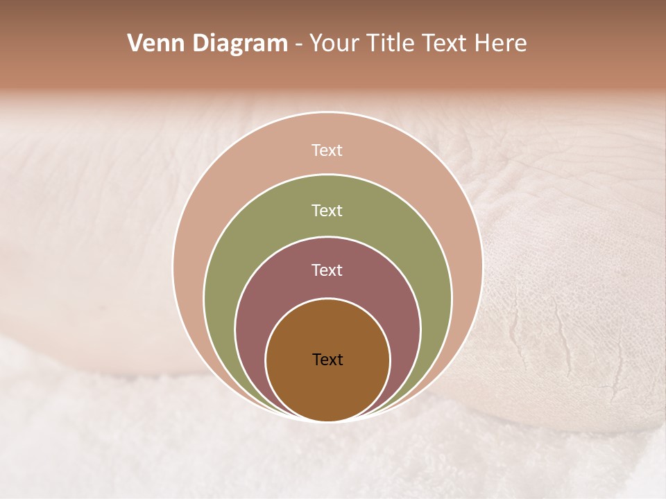 Toe Dry Closeup PowerPoint Template