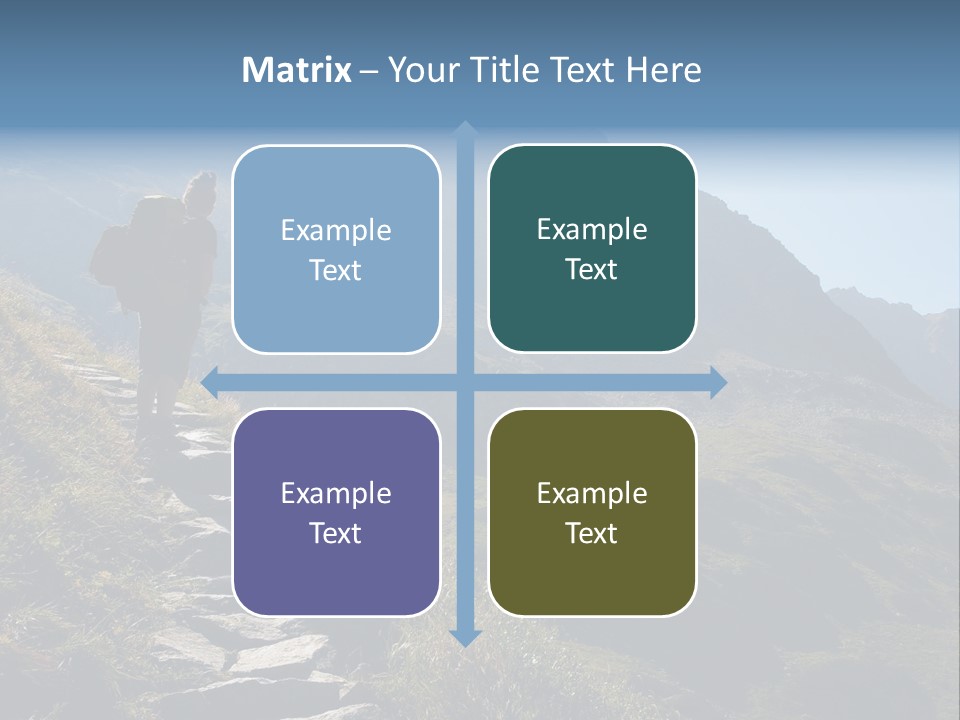 Portrait Outdoor Climber PowerPoint Template