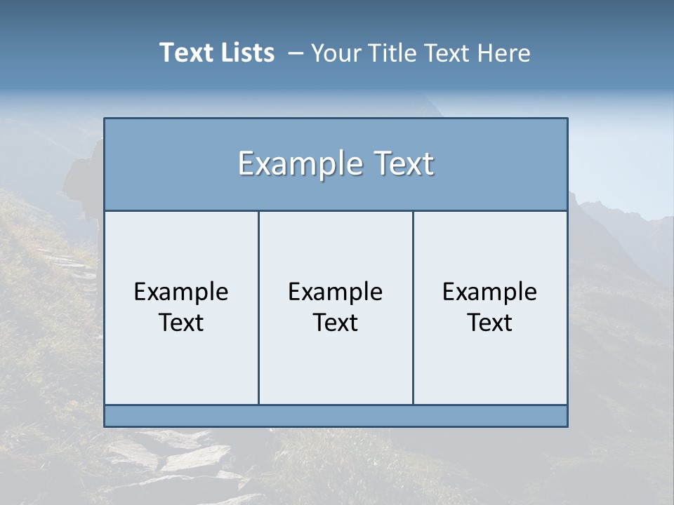 Portrait Outdoor Climber PowerPoint Template