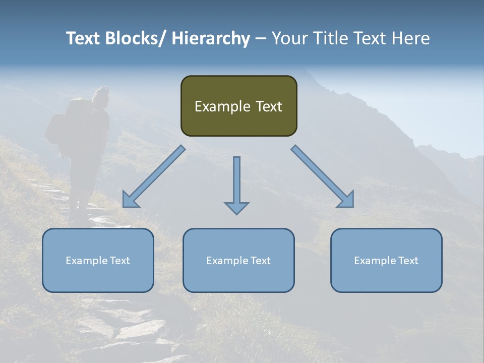 Portrait Outdoor Climber PowerPoint Template