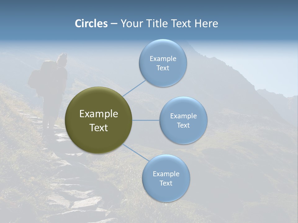 Portrait Outdoor Climber PowerPoint Template