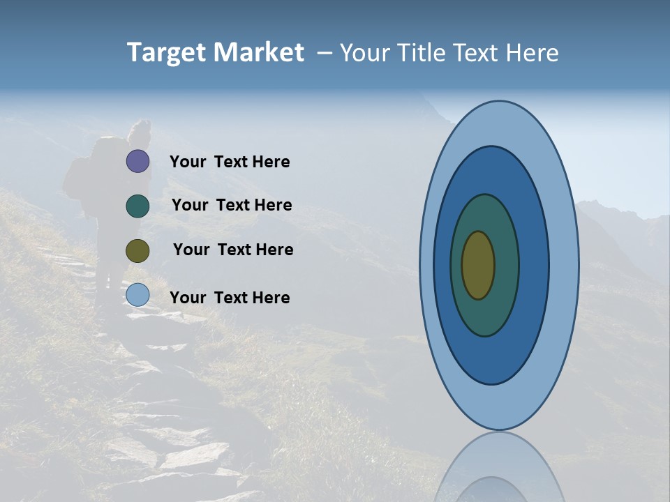 Portrait Outdoor Climber PowerPoint Template