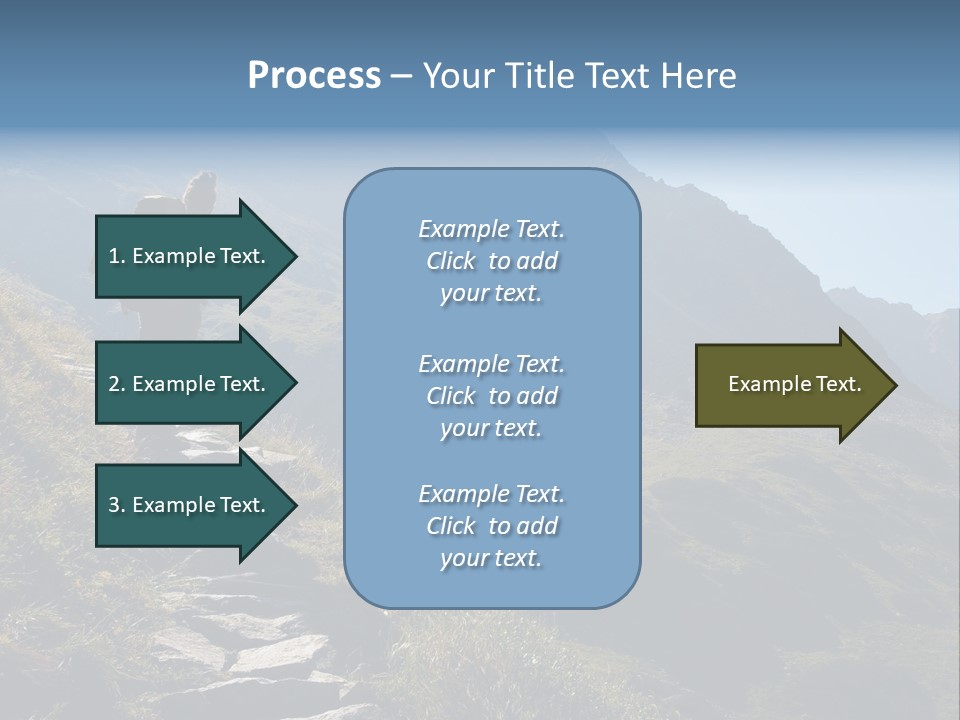 Portrait Outdoor Climber PowerPoint Template
