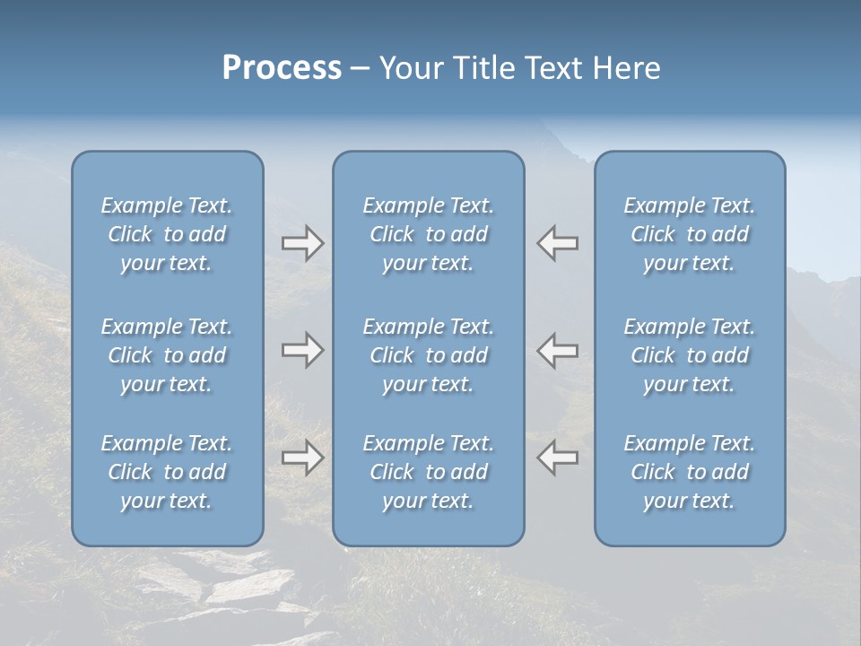 Portrait Outdoor Climber PowerPoint Template