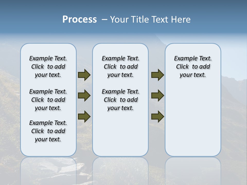 Portrait Outdoor Climber PowerPoint Template