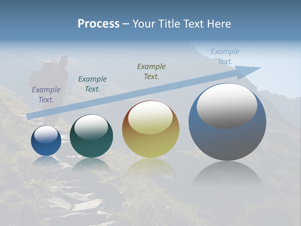 Portrait Outdoor Climber PowerPoint Template