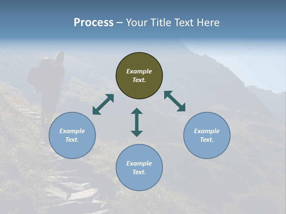 Portrait Outdoor Climber PowerPoint Template