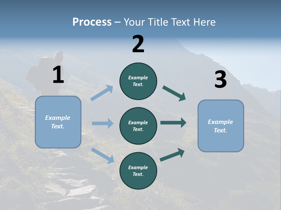 Portrait Outdoor Climber PowerPoint Template