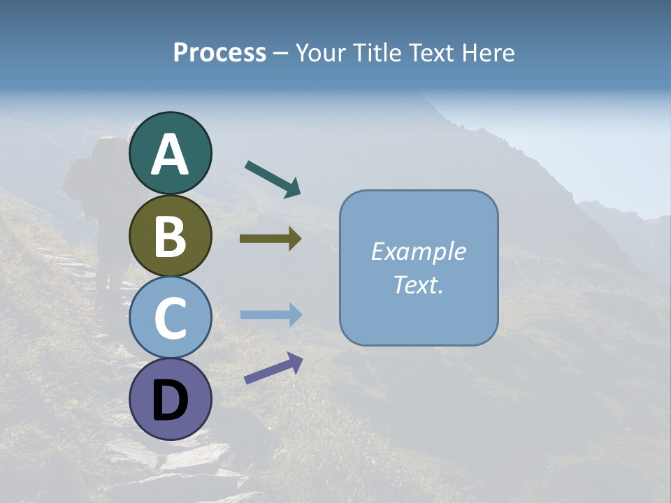 Portrait Outdoor Climber PowerPoint Template