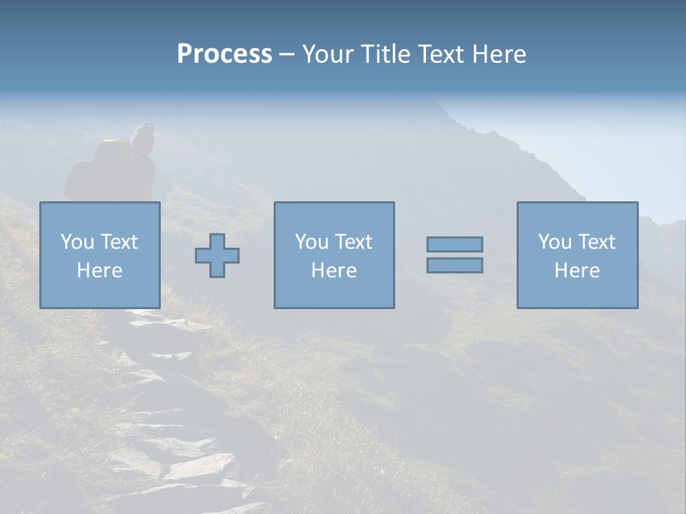 Portrait Outdoor Climber PowerPoint Template