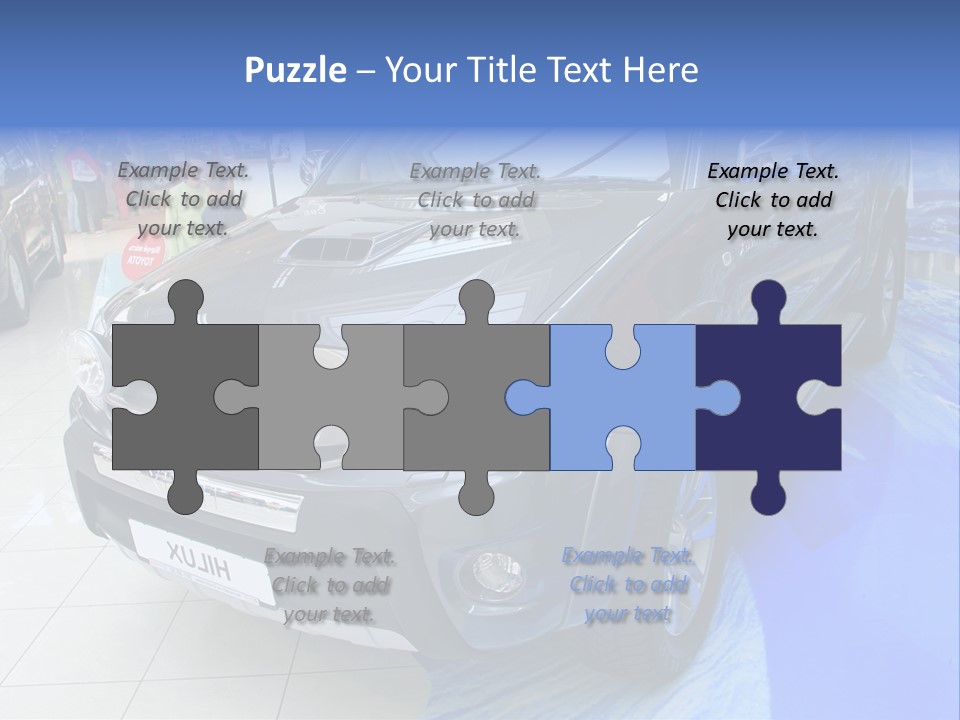 Automobile Sedan Autocar PowerPoint Template