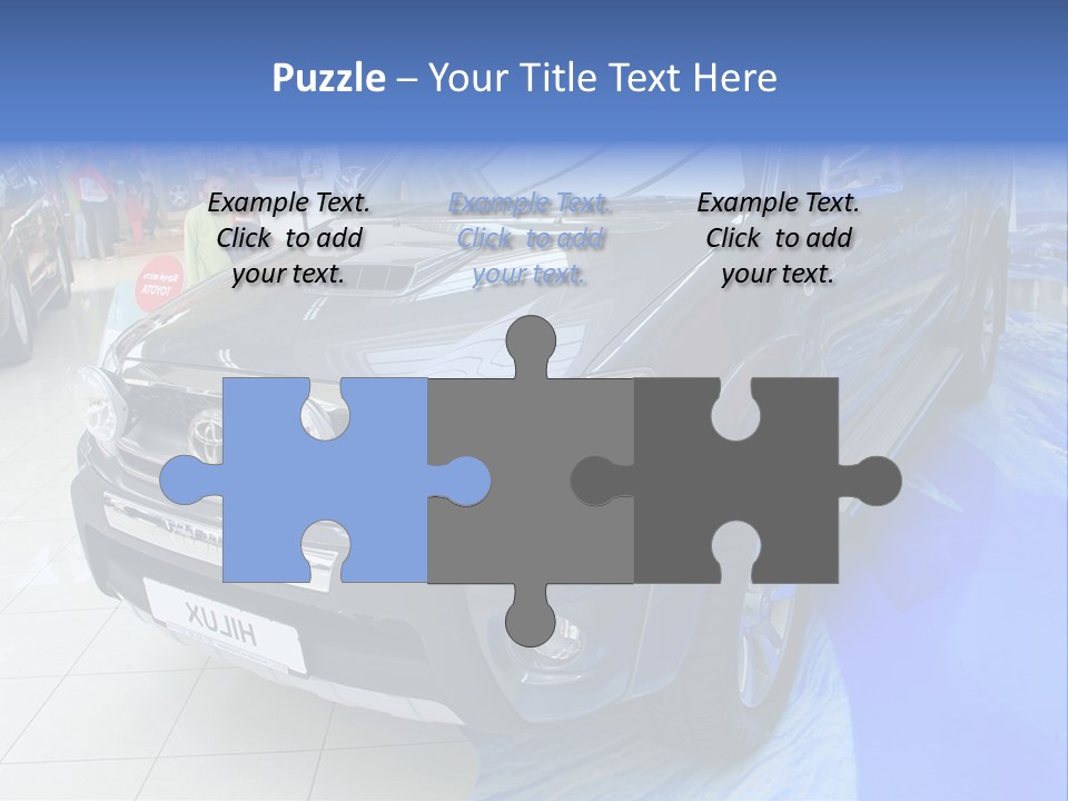 Automobile Sedan Autocar PowerPoint Template