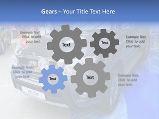 Automobile Sedan Autocar PowerPoint Template