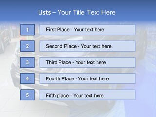 Automobile Sedan Autocar PowerPoint Template