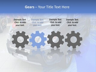 Automobile Sedan Autocar PowerPoint Template