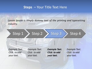 Automobile Sedan Autocar PowerPoint Template
