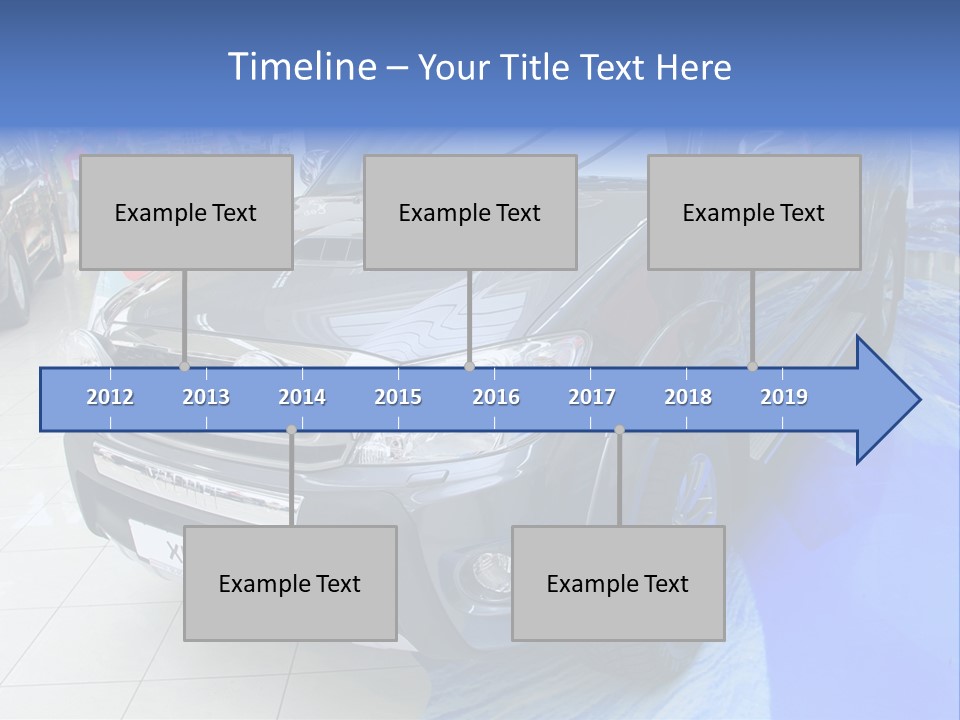 Automobile Sedan Autocar PowerPoint Template