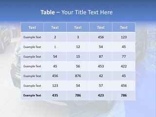 Automobile Sedan Autocar PowerPoint Template