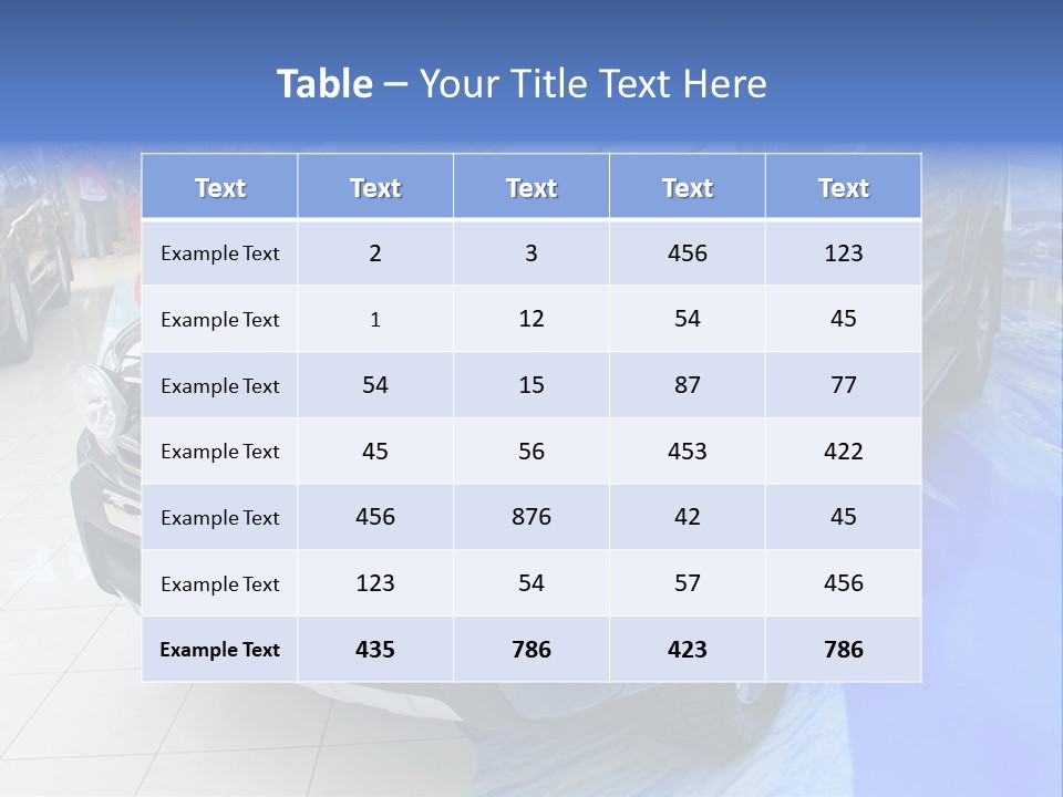 Automobile Sedan Autocar PowerPoint Template