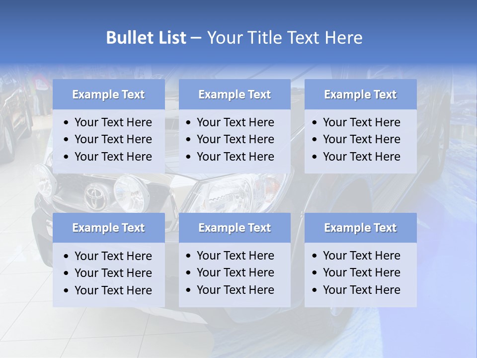 Automobile Sedan Autocar PowerPoint Template