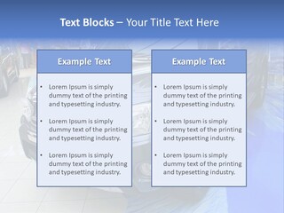 Automobile Sedan Autocar PowerPoint Template