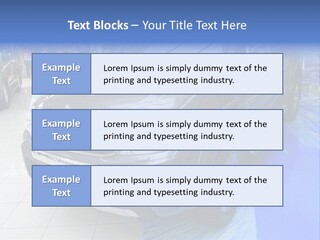 Automobile Sedan Autocar PowerPoint Template