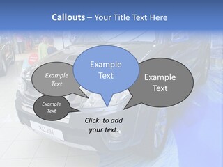 Automobile Sedan Autocar PowerPoint Template