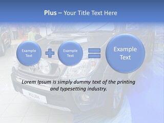 Automobile Sedan Autocar PowerPoint Template