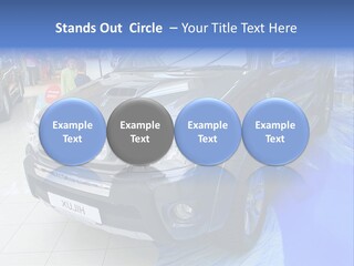 Automobile Sedan Autocar PowerPoint Template